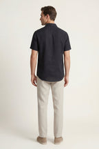 Trento Linen Set Black/Beige