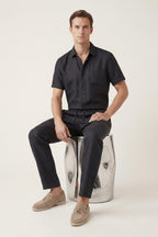 Trento Linen Set Black/Black