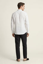 Pisa Linen Set Long Sleeve White/Black