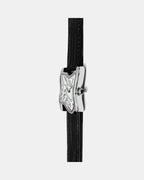 Square Melting Watch Large Silver