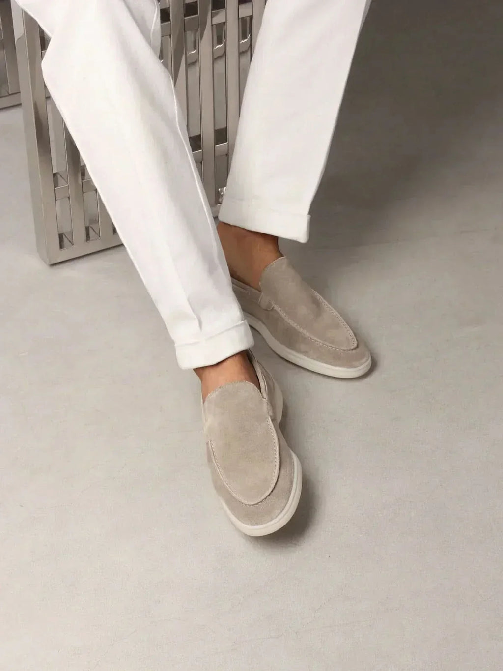 Classic Loafer Light Grey