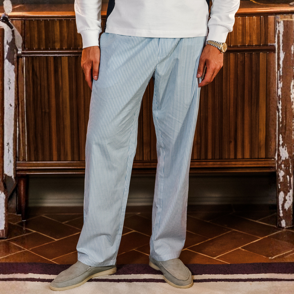 Linen Trousers Striped